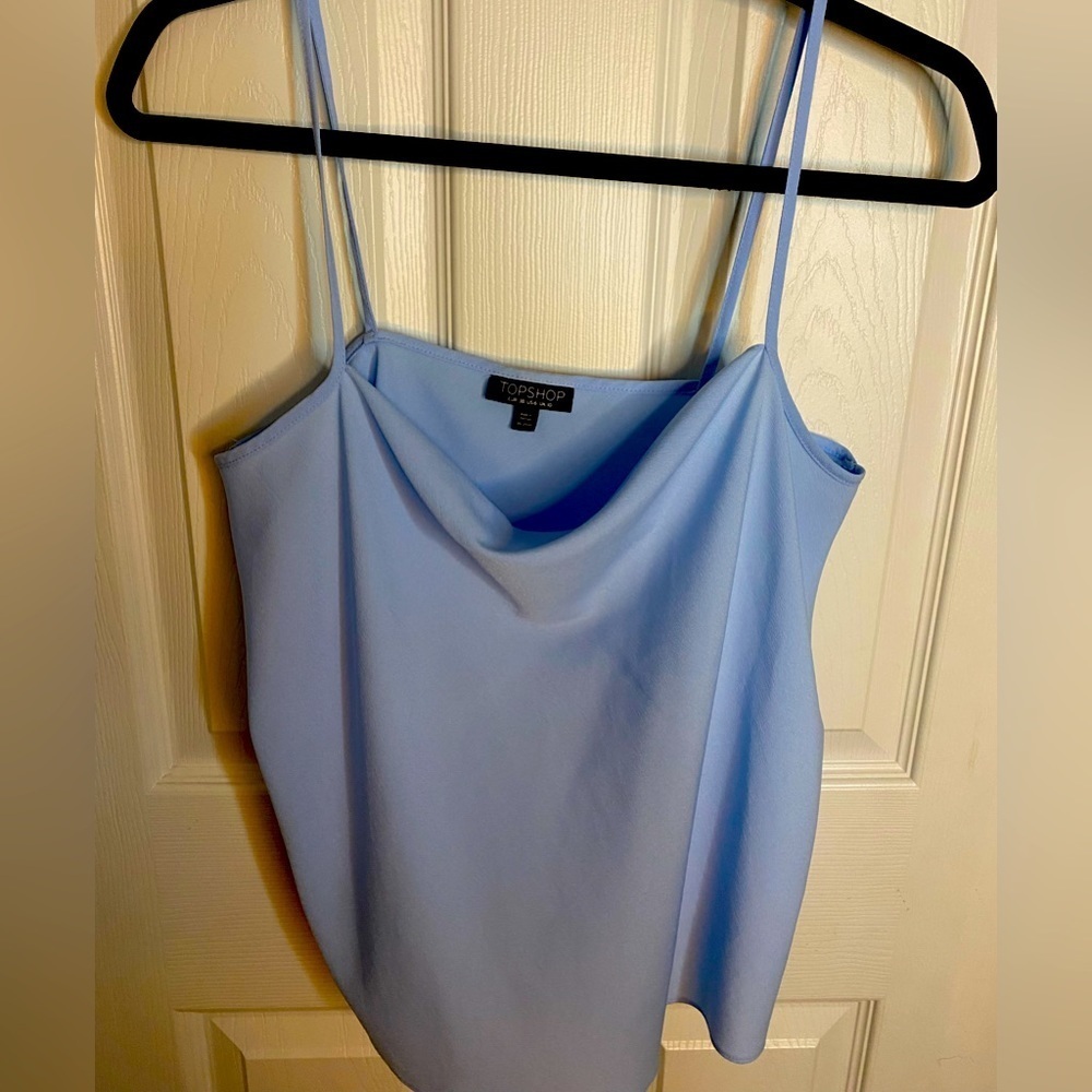 Topshop Light Blue Tank Top